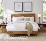 Pick-Stitch Handcrafted Cotton Linen Quilt