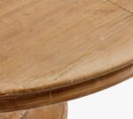 Heritage Farmhouse Pedestal Extendable Dining Table (56"-76") - Image 4