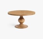 Heritage Farmhouse Pedestal Extendable Dining Table (56"-76") - Image 3