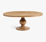 Heritage Farmhouse Pedestal Extendable Dining Table (56"-76") - Image 2