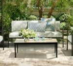 Kravet Blossom Petite Floral Lumbar Outdoor Pillow - Image 2