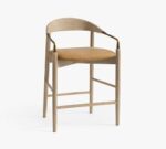 Laguna Leather Metal Stool - Image 3