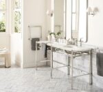 Everson 66" Metal Double Sink Vanity by Michael Graves Design - Image 7