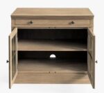 Livingston Double Glass Door Cabinet (35") - Image 3