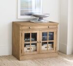 Livingston Double Glass Door Cabinet (35")