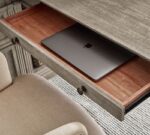 Livingston Peninsula Desk with Bookcase Suite (35") - Image 6