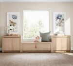 Newport Entryway Storage Bench & Cabinet Set (127")