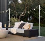 Outdoor Standing String Light Posts - Set of 2 - Image 2
