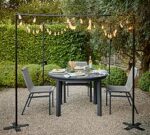 Outdoor Standing String Light Posts - Set of 2