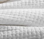 Pick-Stitch Handcrafted Cotton Linen Quilt - Image 5