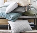 Pick-Stitch Handcrafted Cotton Linen Quilted Sham - Image 3