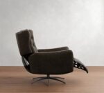 Wells Tufted Leather Swivel Recliner - Image 2