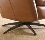 Wells Tufted Leather Swivel Recliner - Image 7
