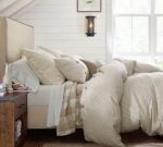 Wheaton Striped Cotton Linen Duvet Cover - Image 3
