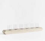 Wood Candle Holder Centerpiece - Image 2