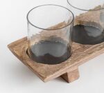 Wooden Candle Holder Centerpiece - Image 4