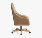York Leather Swivel Desk Chair - Image 2